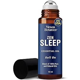 Zen Sleep Essential Oil Roll-On 10 ml - Calming Blend for Serenity & Deep Sleep - Easy-to-Use Roller Ball - Nexon Botanics