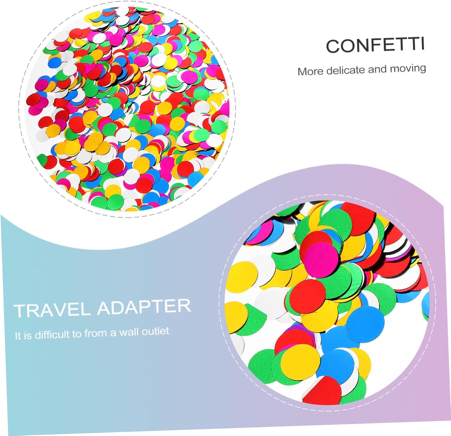 5000pcs Confetti Sequins Assorted Glitter for Creative Decorations Party Supplies Balloon Wedding Birthday