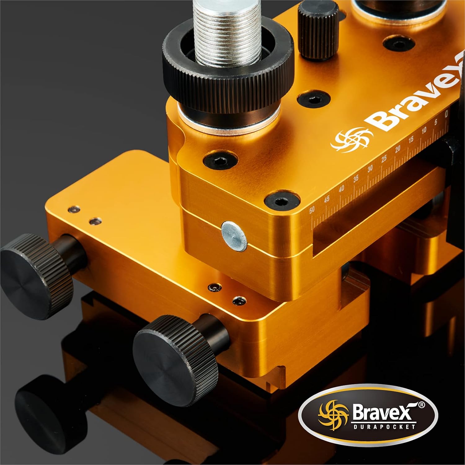 Sight Pusher, Sight Pusher Tool with Heavy-Duty Construction, High-Precision Sight Adjustment and Maintenance, Reversible Front & Rear Sight Prong Assembly Tool for Semi-Automatic