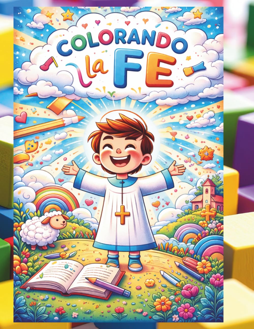 Colorando la Fe: Inspiración Cristiana para Tu Creatividad ¡Diviértete Coloreando Tu Fe en Jesús!