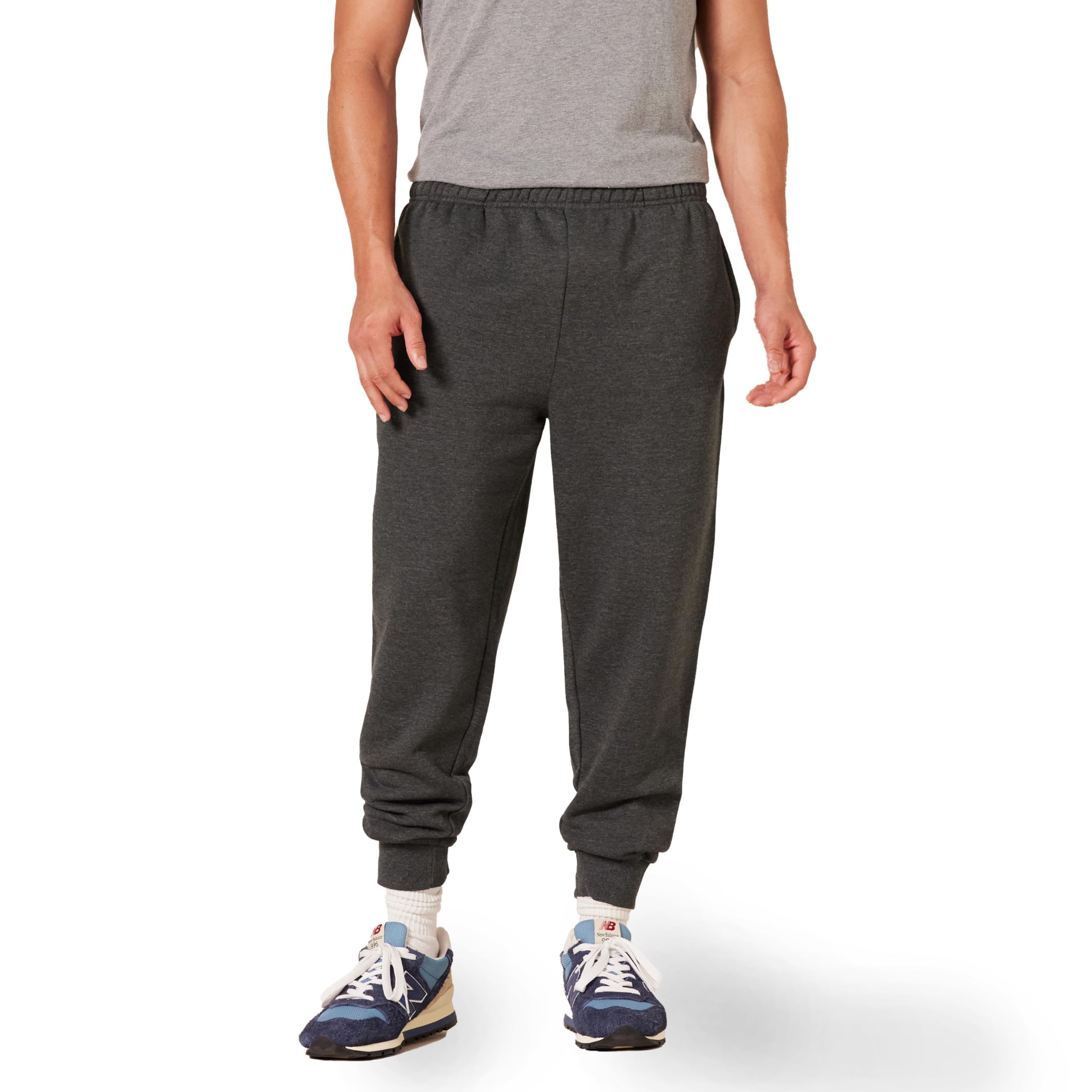 mens Relaxed Joggers Sweatpants, Fleece, Comfortable Fit