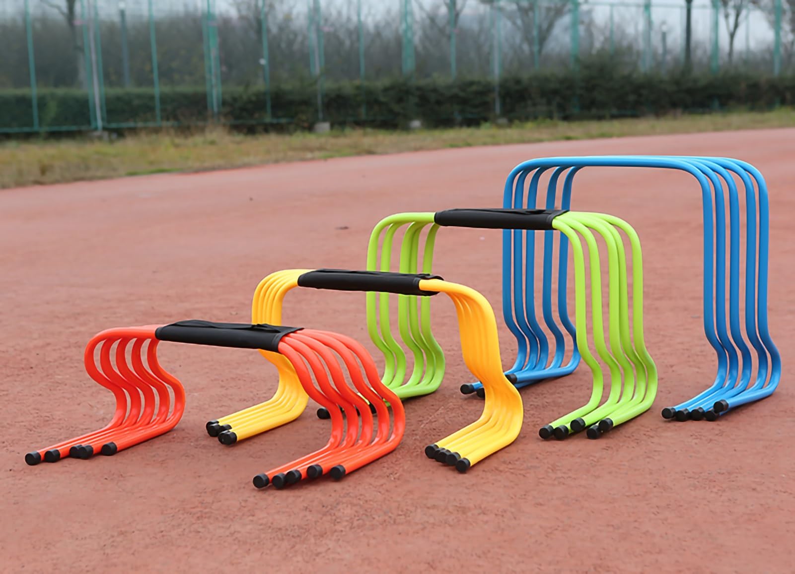 Set di 5 ostacoli, per allenamento di calcio, esercizi veloci per allenamento di velocità, adatti per ostacoli di allenamento di velocità dei bambini