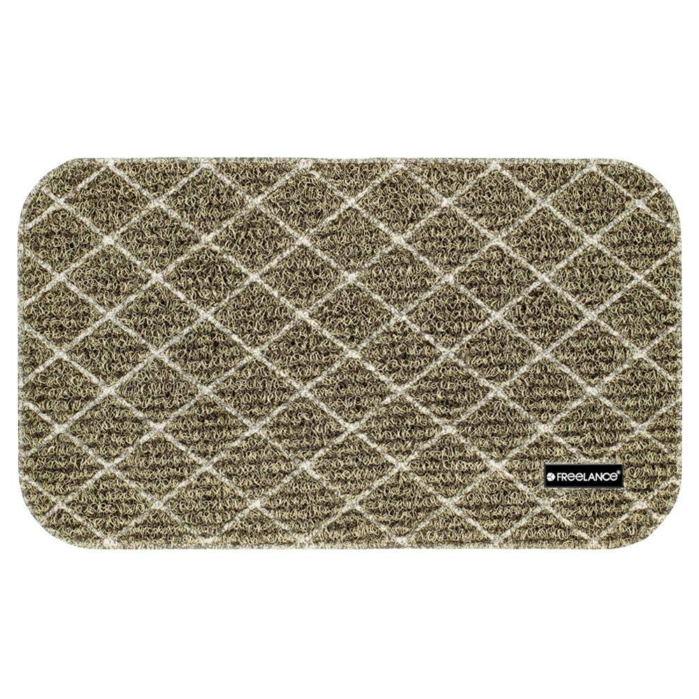 Freelance Diamond Main Door Mats for Entrance, 40x68 cm Beige-Brown - Soft PVC Mesh Indoor & Outdoor Foot Mat - Slip-Resistant Doormats for Main Door Entrance - Front Doormat for Home/Office - Image 2 thumbnail