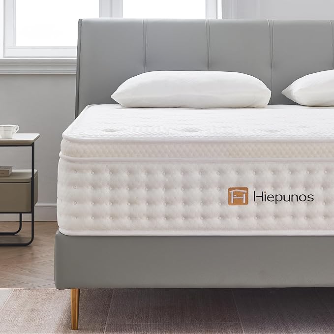 Hiepunos Single Mattress,10.2 INCH Hybrid Memory Foam and Individually Pocket Spring,3FT Single Bed Mattress Medium Firm,Ergonomic Pressure Reducing,Improve Sleeping 90x190x26CM — FoxVerdict review
