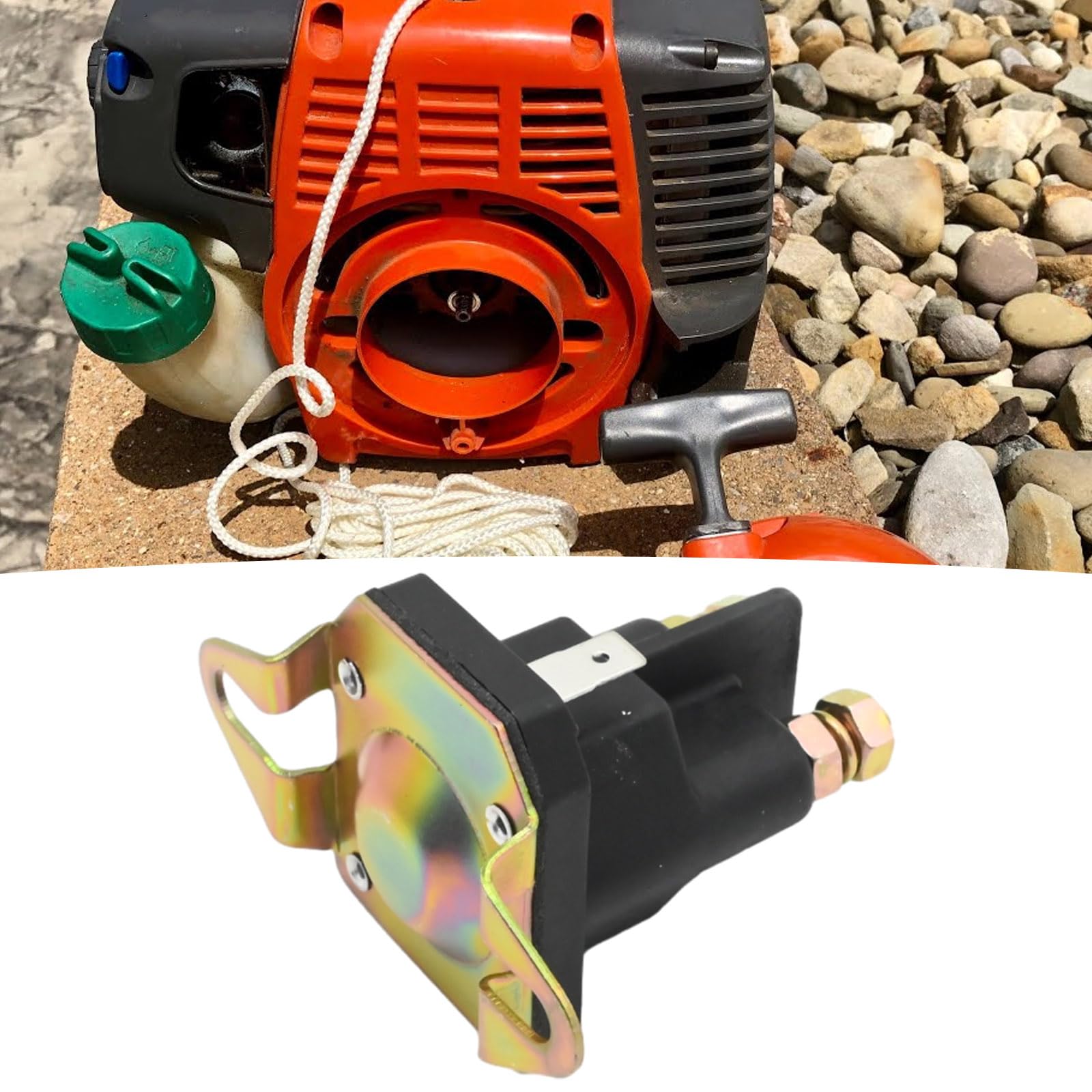 Hoypeyfiy Relais solénoïde de démarreur 12 V, solénoïde de démarreur multifonction de rechange pour Trombetta pour Bluebird Remplacement pour Husqvarna 93265WR 812-1221-211-16 812-1221-211
