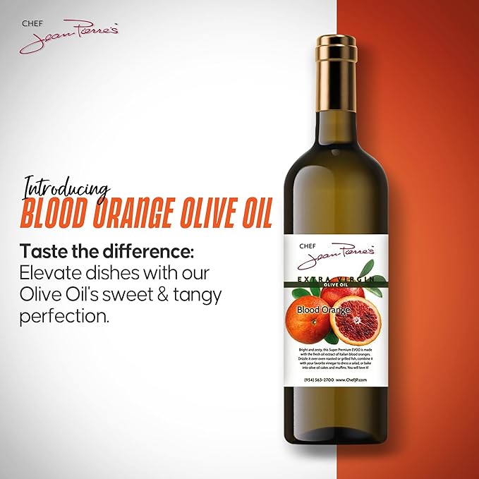 Aceite de Oliva Extra Virgen con Naranja Sanguina 750ml Chef Jean Pierre's miniatura 2