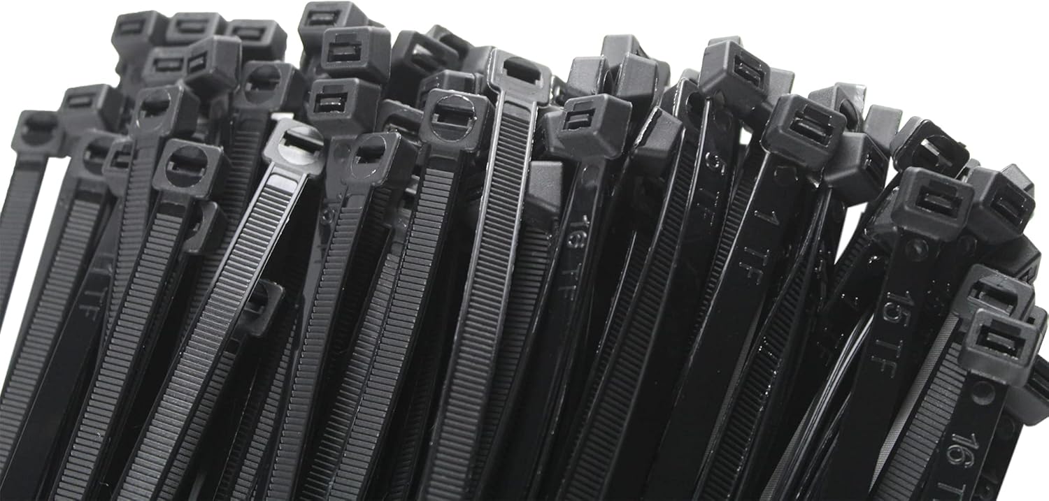 CRINSTON - Cable Ties (300 x 4.8 mm/Pack 100), Black, 300 x 4.8 mm / Pack 100 - Image 5