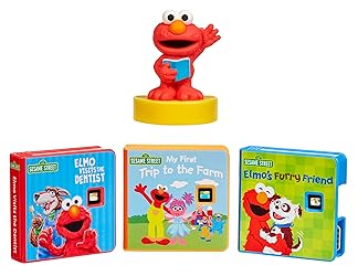Little Tikes Story Dream Machine Sesame Street Elmo & Friends Story Collection, Storytime, Books, Audio Play Character, Toy Gift for Toddlers and Kids Girls Boys Ages 3+ Years