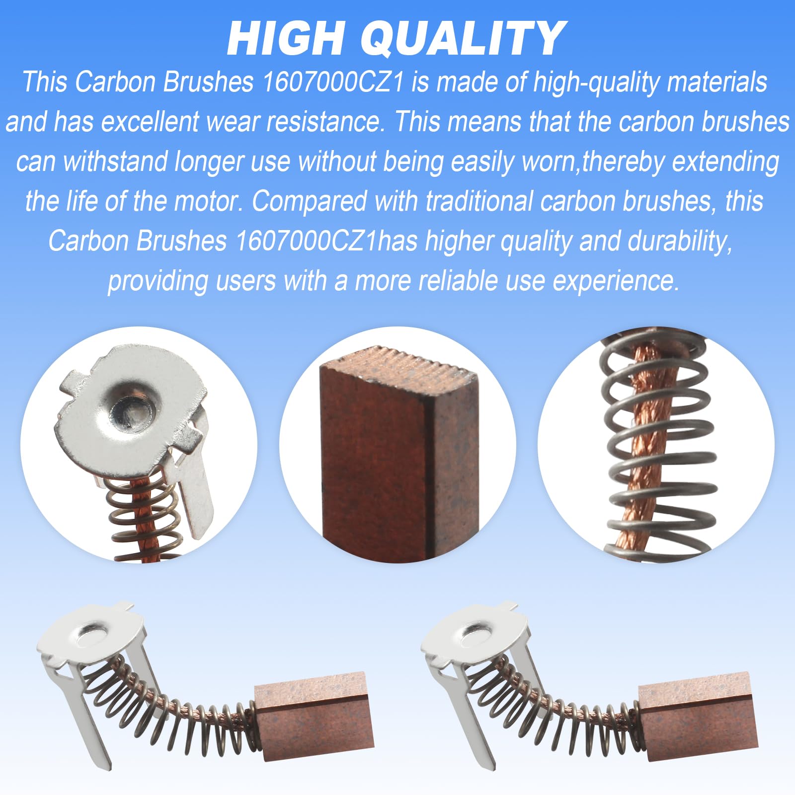 Juego de 4 cobillas de carbón para dtornillador Bosch para GSR 180 LI GSB140 LI 1607000 CZ1 Optimice la funcionamiento del motor - AliExprs 1420 Juego de 4 cobillas de carbón para dtornillador Bosch para GSR 180 LI GSB140 LI 1607000 CZ1 Optimice la funcionamiento del motor - AliExprs 1420