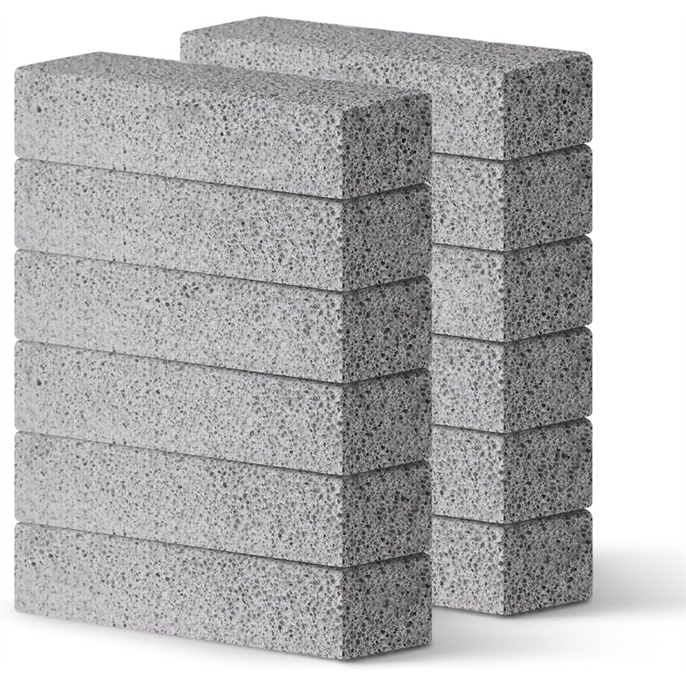 Hndhbfgrt For Toilet Cleaning Bowl Stick, 12pcs Pumice Stone for Powerfully Cleans Hard Water Rings, Stains for Bathtubs, Kitchen Sink