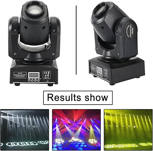 Miniatura 4 de Frezon 2 luces de cabeza móvil 8 gobo iluminación de escenario RGBW LED DJ DMX Beam Bar Disco Party Light para club DJ Show alquiler discotecas
