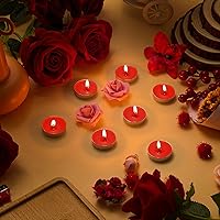 Vista 6 de 200 velas de té sin humo, mini velas sin goteo a granel para cenas, fiestas, decoración del hogar, boda, centro de mesa, cumpleaños, San Valentín