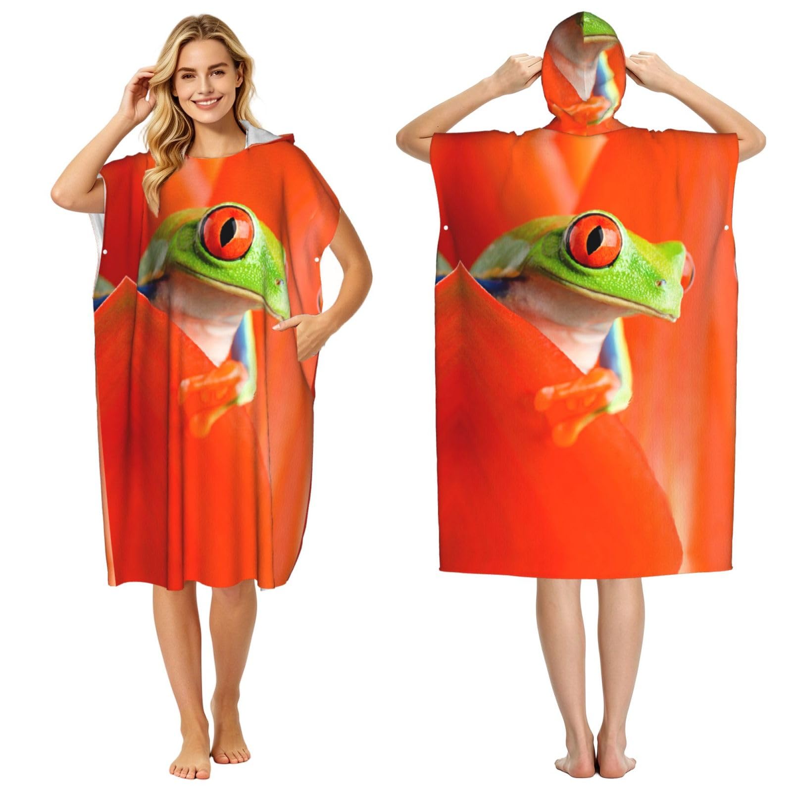 Serviette de bain légère et poncho surf pour l'été et la natation