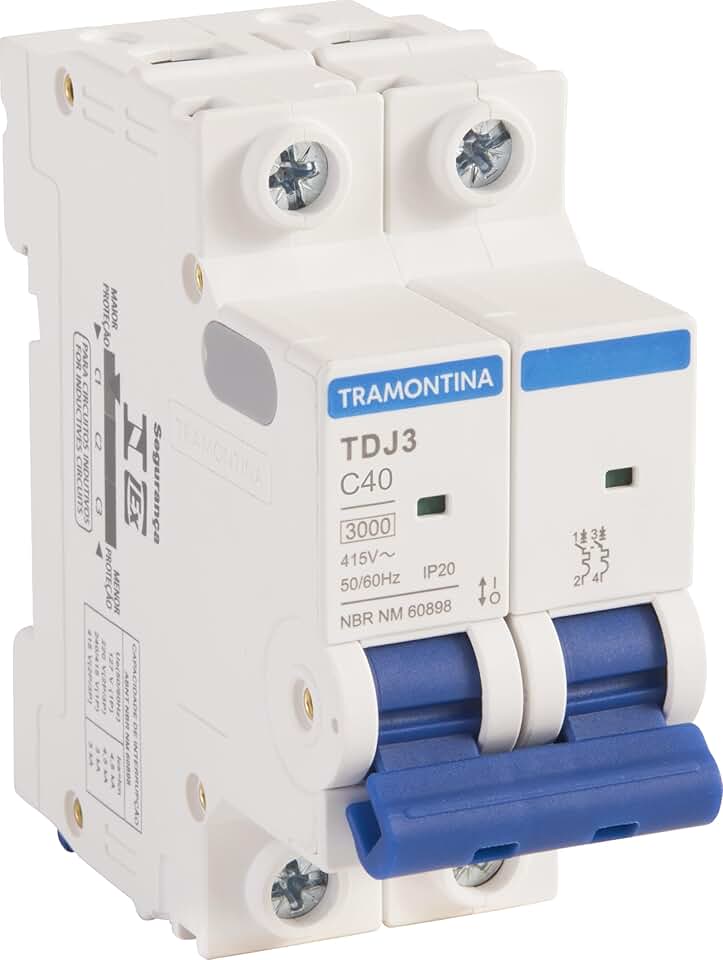 Tramontina Disjuntor TDJ3 2P 40A 3kA curva C