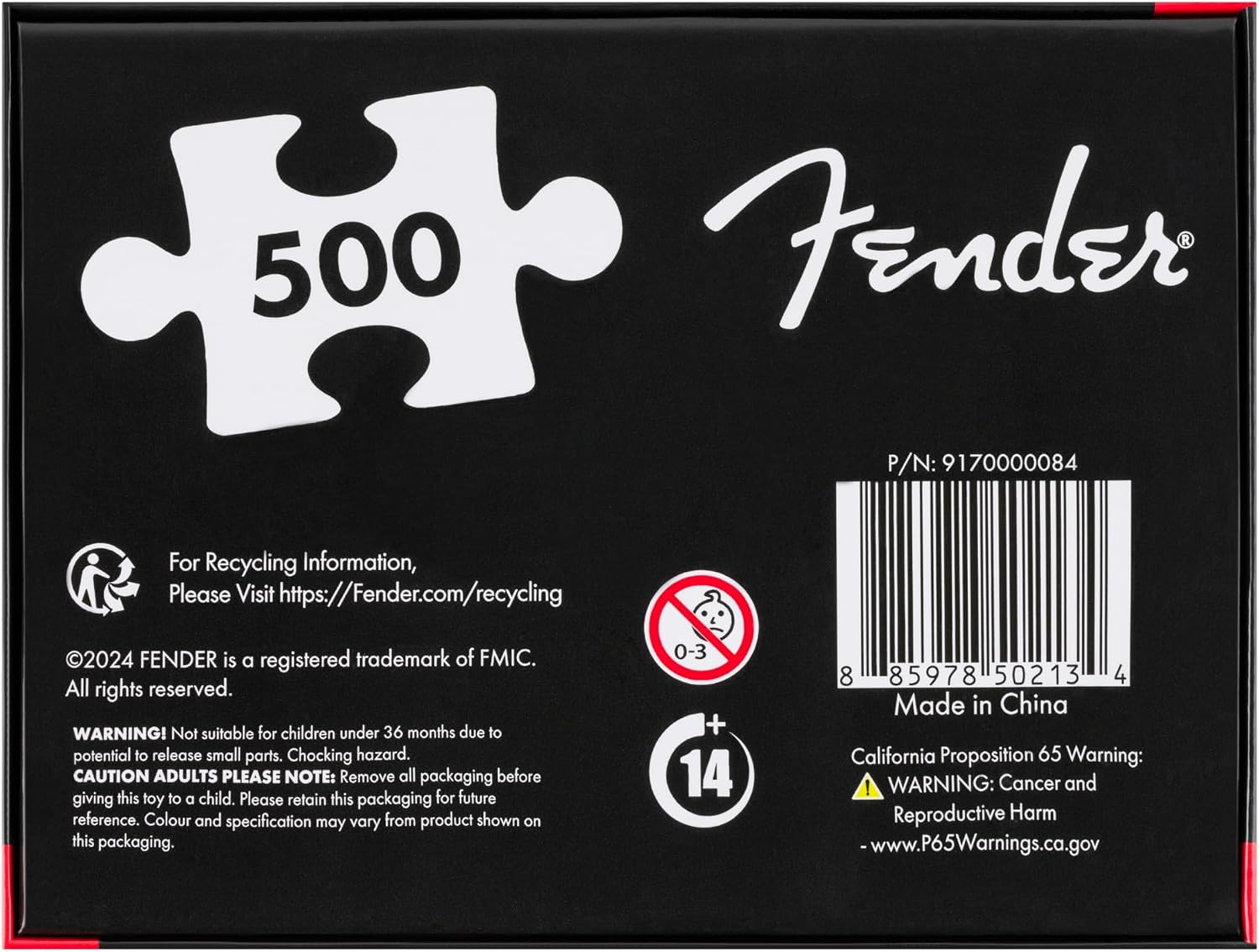 Fender 500 piece Stratocaster Puzzle image 2