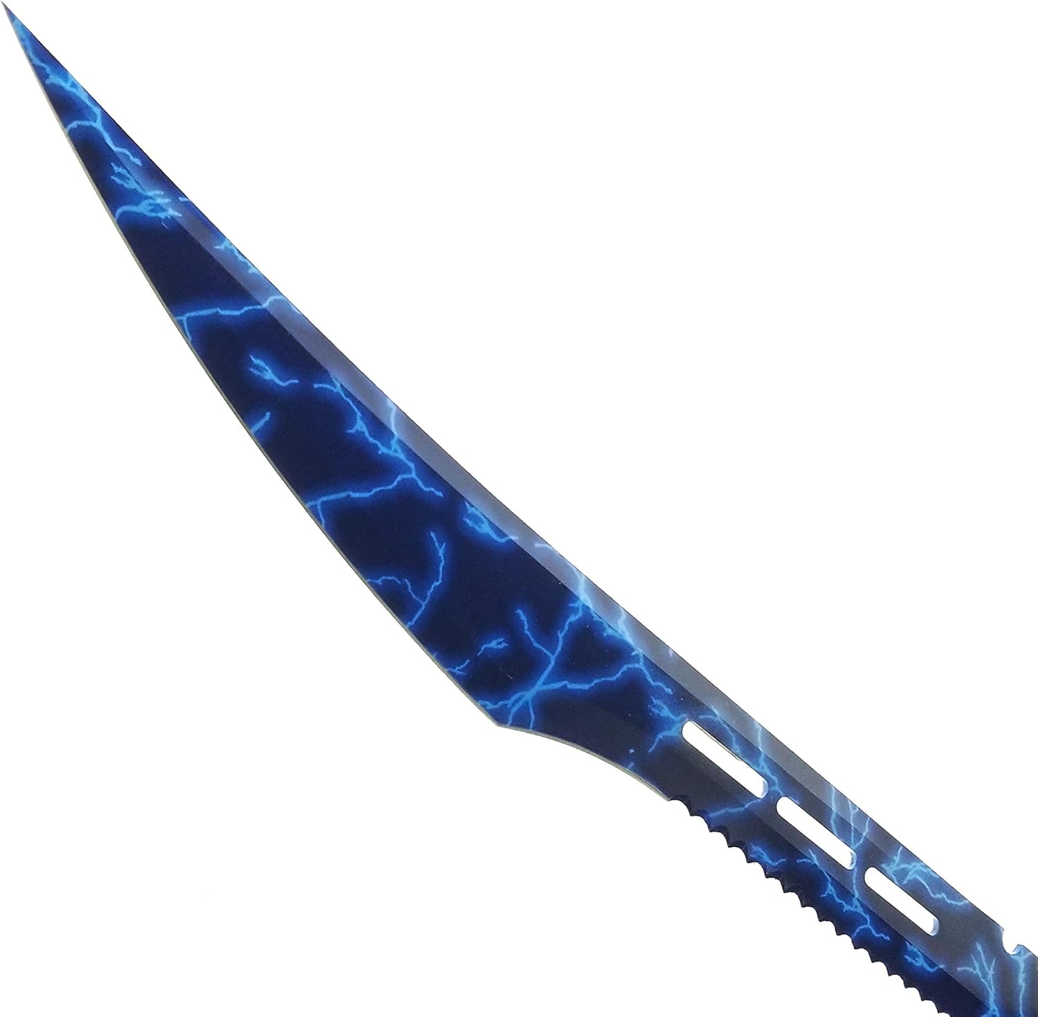 24 Inch Decorative Stainless Steel Machete with Nylon Carrier – Chinese Dao Style Fixed Blade for Camping, Outdoor Activities, Collections, and Gifts - Lighting