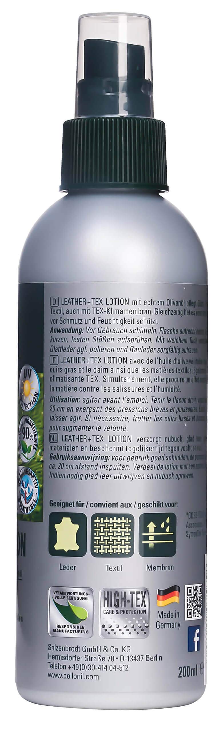 Collonil Outdoor Active Leather & Tex Lotion