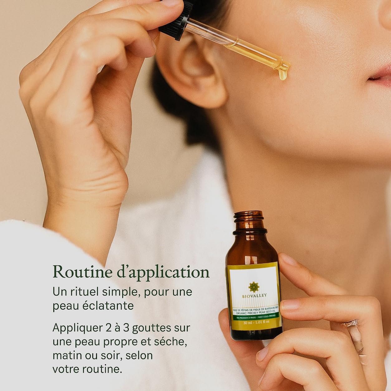Zestaw organiczny olejek z pestek figi opuncyjnej 15 ml + Gua Sha & Opaska na głowę - 100% czysty, tłoczony na zimno - Przeciwzmarszczkowa pielęgnacja twarzy i ciała, nawilżający, przeciwzmarszczkowy