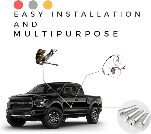 Miniatura 4 de Performore Paquete de 4 piezas de reparación de extremo de cable de puerta de automóvil para Ford Serie F, F-150, F-250, F-350, E-series, Ranger,