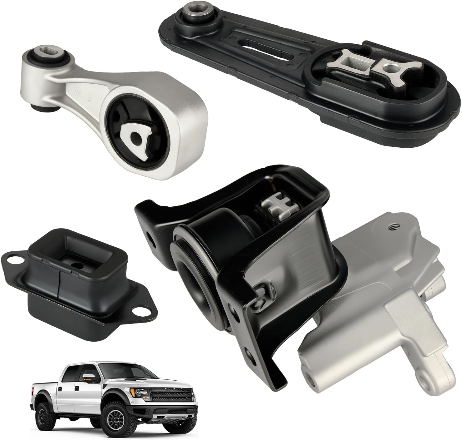 BDFHYK 4PCS Engine Motor and Trans Mounts Compatible with Nissan Sentra 2013-2019 1.8L l4 Replace A7380,A7382,A7376,A4360,9818,9699,9717,9712