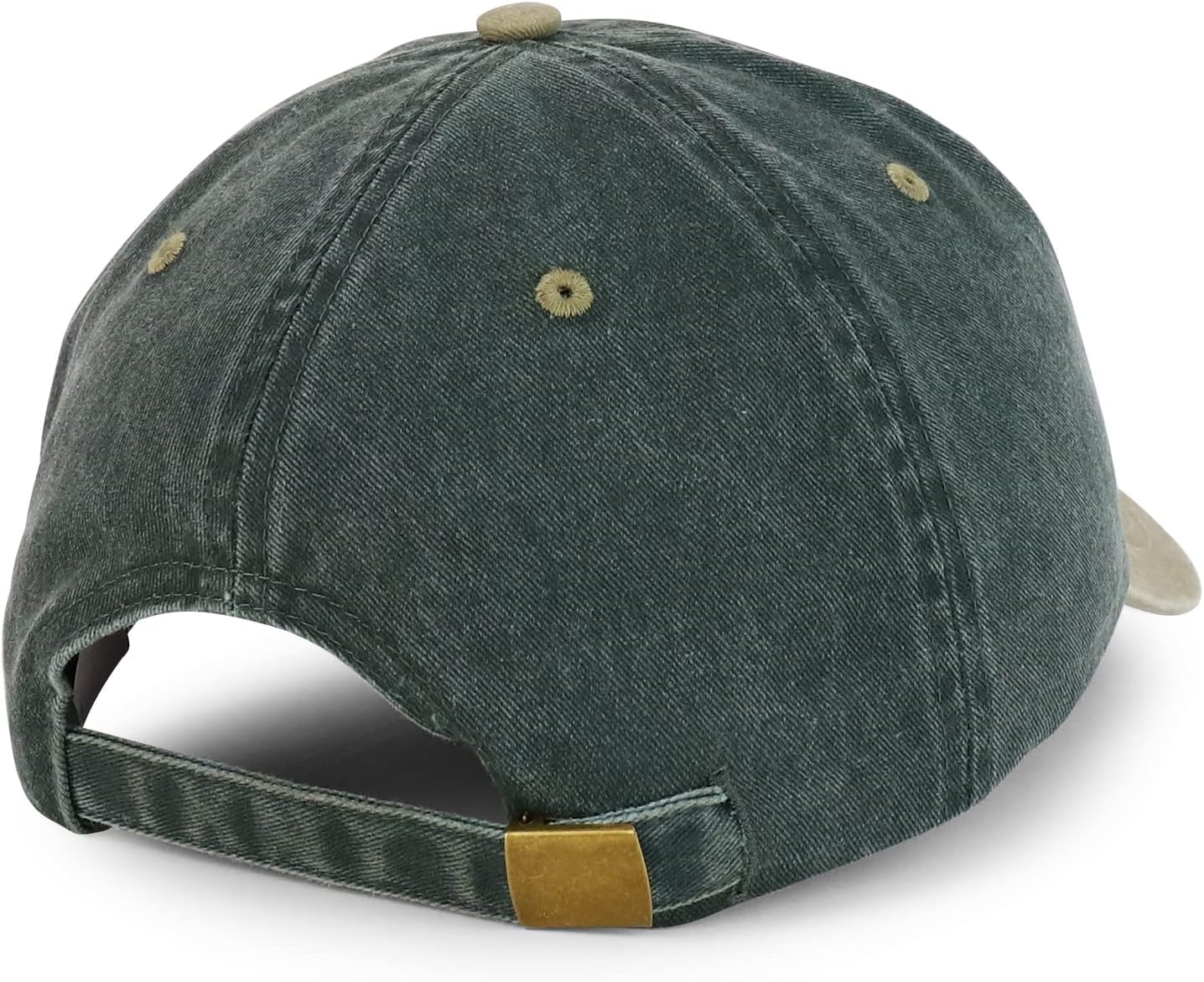 Trendy Apparel Shop Oversize 2XL Pigment Dyed Two Tone Baseball Cap - Image 3