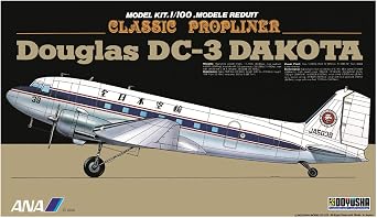 Doyusha 1/100 ANA Douglas DC-3 Dakota Plastic Model