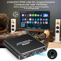 MYPIN 4K Multimédia Lejátszó HDMI/AV USB SD Kártyaolvasó Távirányítóval 6