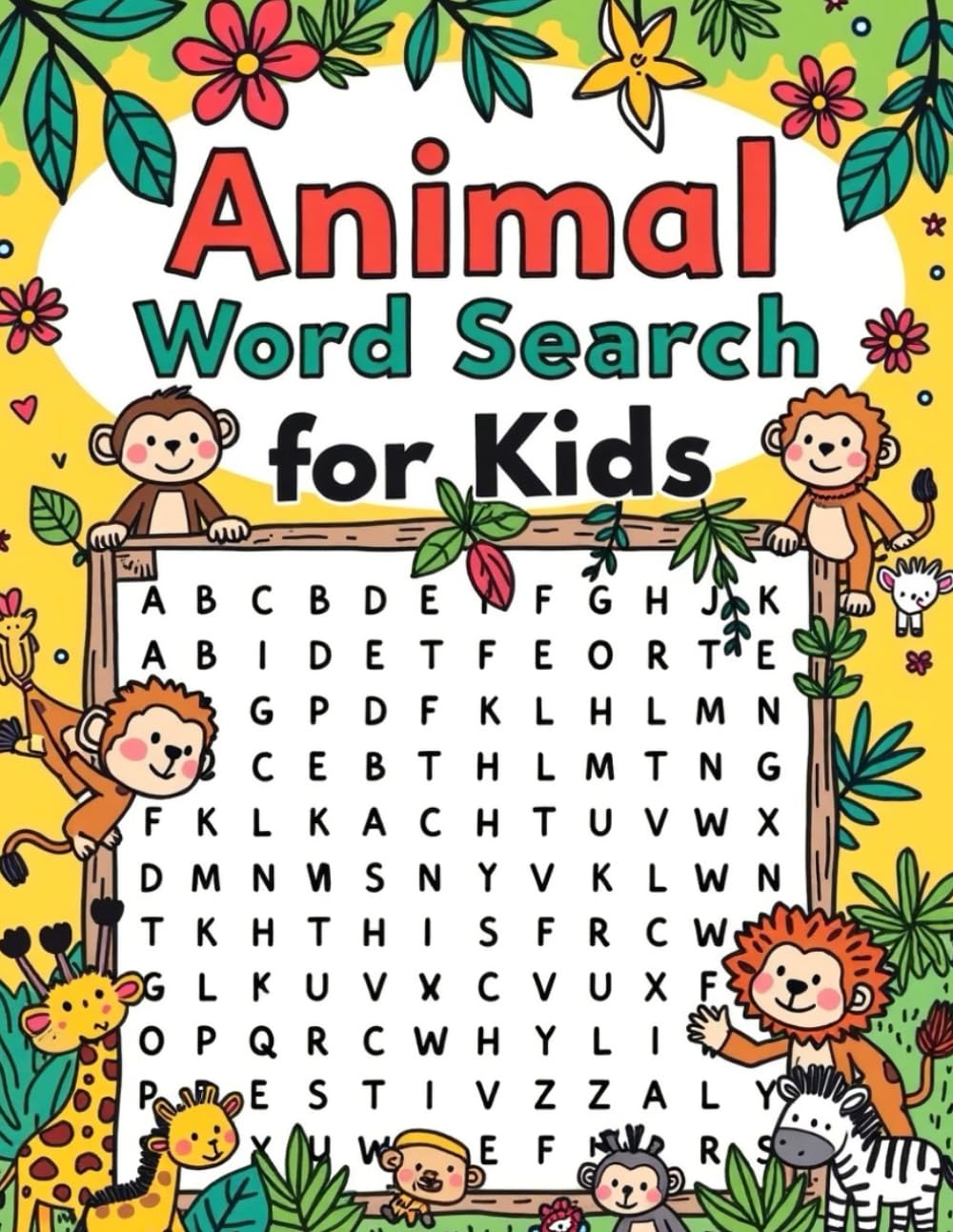 Animal Word Search for Kids: Fun and Educational Word Find Puzzles to Improve Vocabulary, Focus, and Learning (Creative Learning Activity Series for Kids)