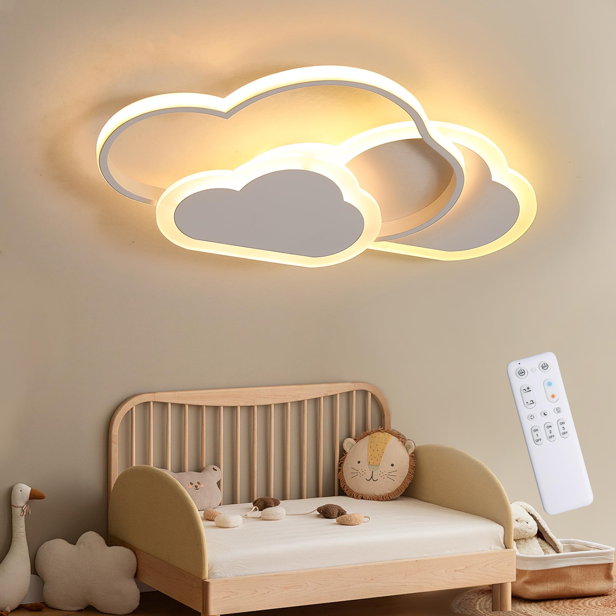 Plafoniera Bambini A Palloncino Con Orso Polare – G9 LED 6000K, Bianca, Diametro 15-25 Cm, Per Cameretta