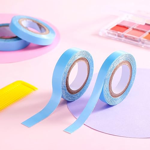 Miniatura 7 de 4 rollos de cinta frontal de encaje para peluca, impermeable, fuerte, adhesivo de doble cara, cintas de soporte frontal de encaje, cintas para