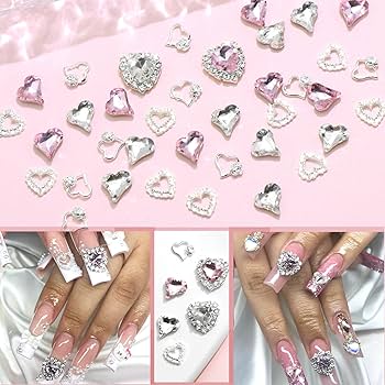 Nail..Heart４♡ Gold Heart Line Nail Sticker WG434