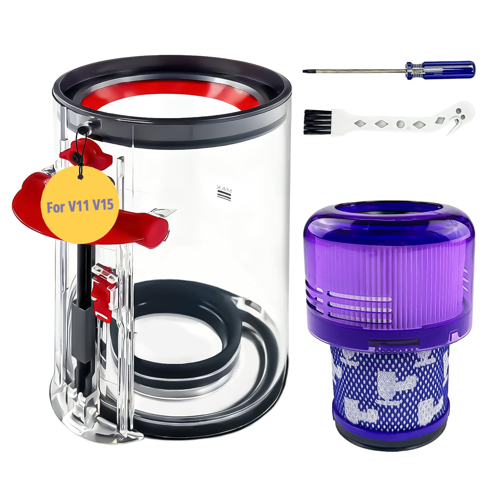 Réparer la perte d'aspiration Dyson V11 V15 avec ce bac à poussière - 6