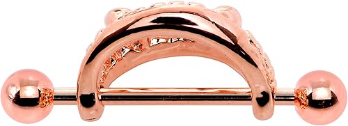 Vista 3 de Body Candy Juego de 2 protectores para pezones de acero sin plomo y níquel de calibre 14 de 58 pulgadas