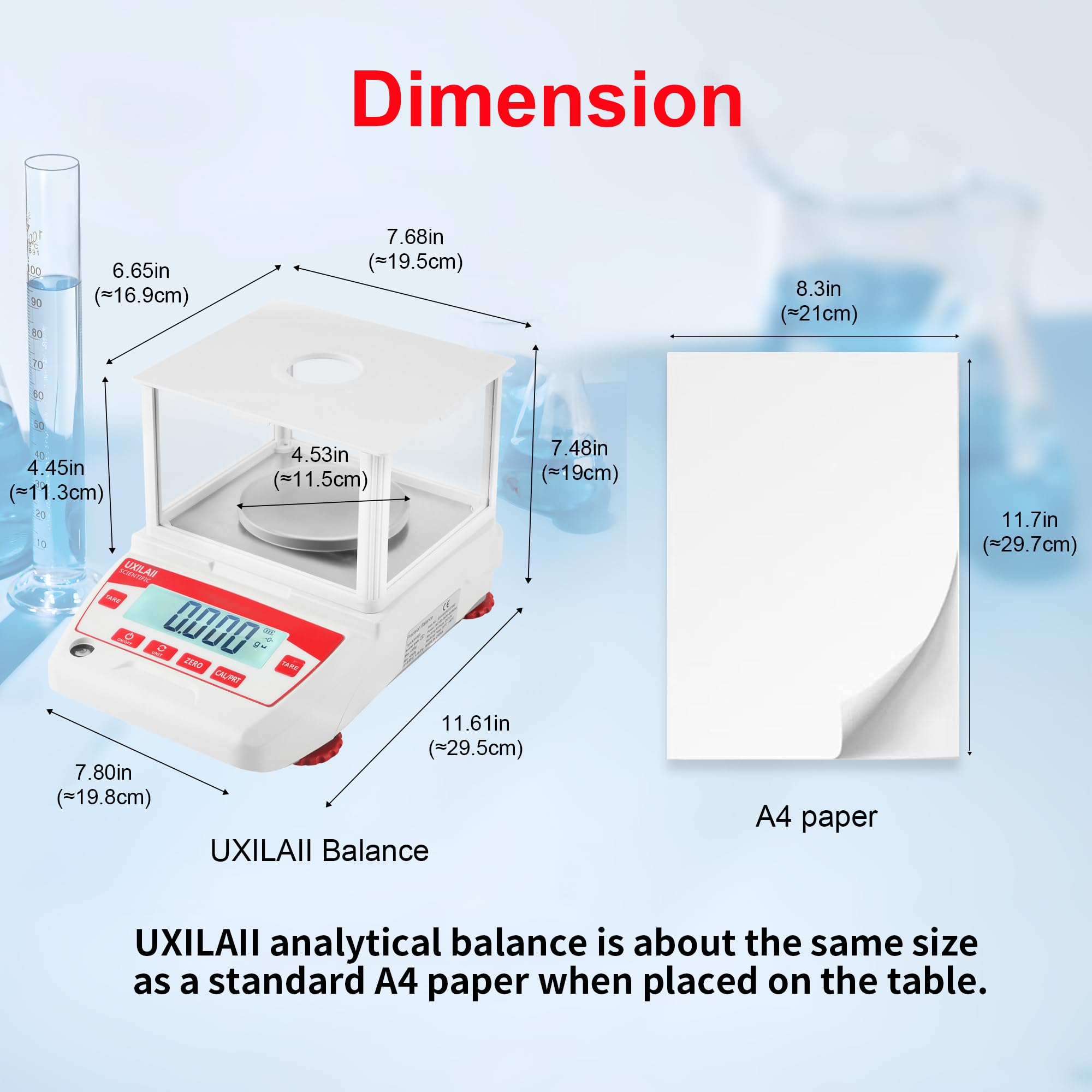 Bilancia analitica 0,001 g GN ct Unità di laboratorio scientifico elettronico Bilancia Bilancia Bilancia elettronica Display LCD con RS232 per Laboratorio Scuole Chimiche Display