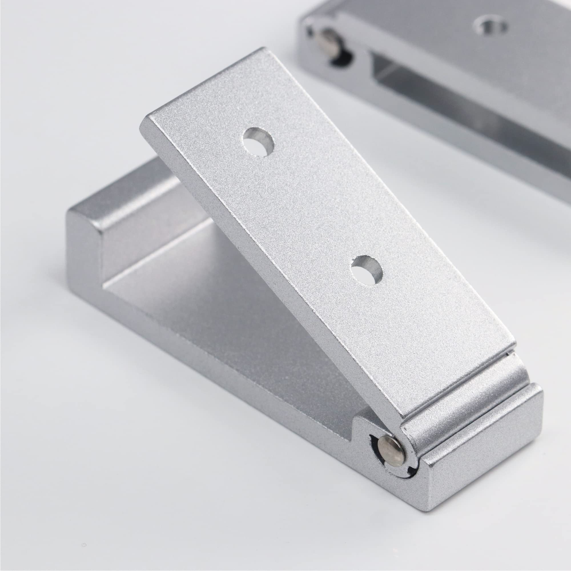 Ganchos plegables OHIYO de aleación de aluminio para trabajo pesado 6 piezas con tornillos de montaje