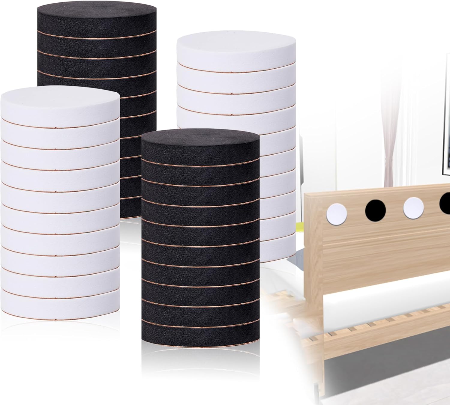 Anti Shake Headboard Stoppers for Bed Against Wall,Bed