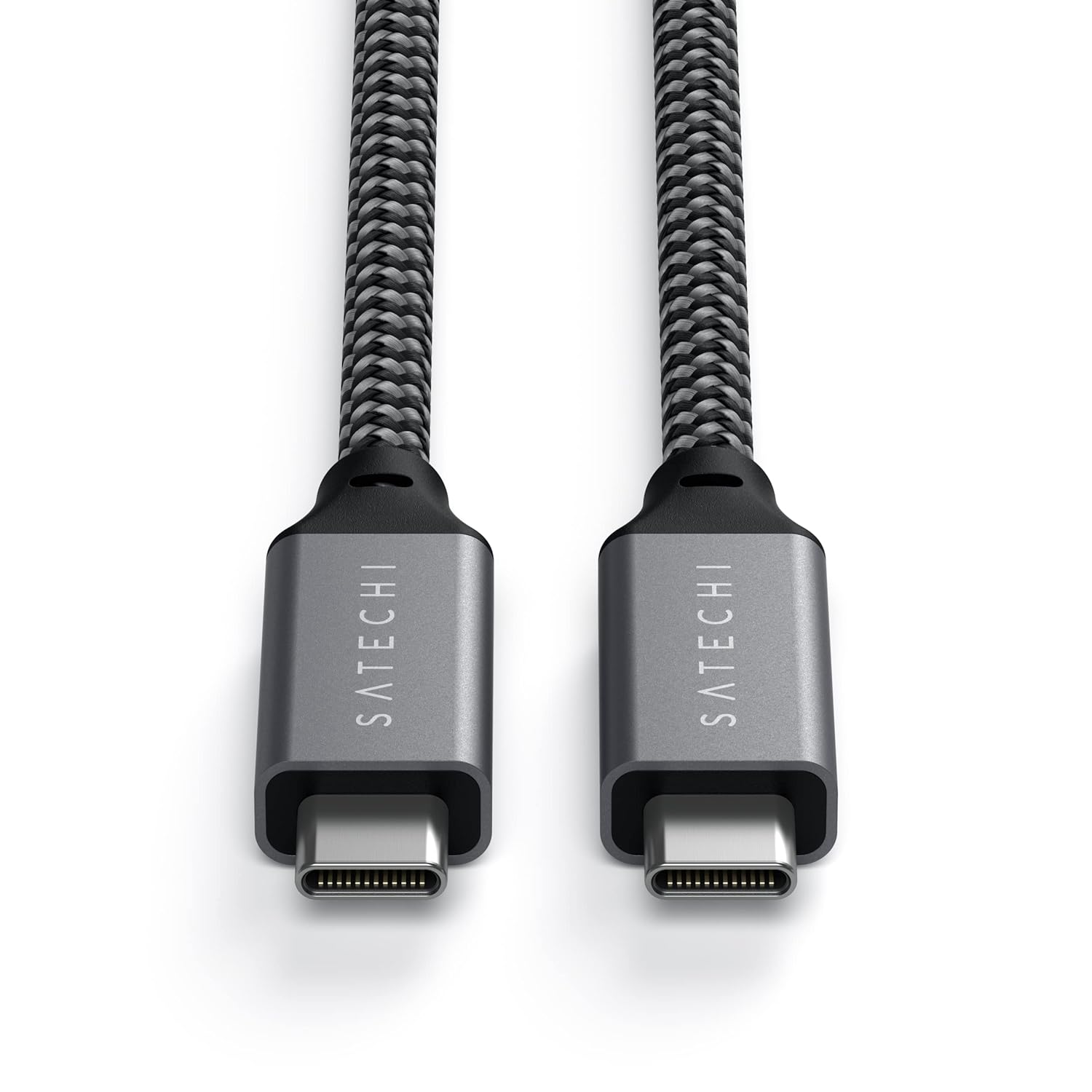 Satechi USB C to USB C Cable, USB4 Cable with 100W Power Delivery, up to 8K at 60Hz, 40Gbps Data Transfer, for M5 MacBook, iPhone 17, iPad and More (10in/25cm)