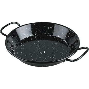 Lacor 60175 Smalt Iron Paella Pan Mini Paella Pan