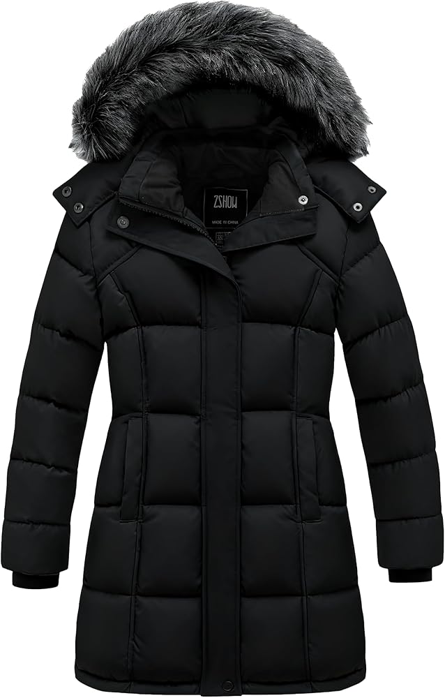 Amazon.com: ZSHOW Girls' Winter Coats Waterproof Windproof Puffer