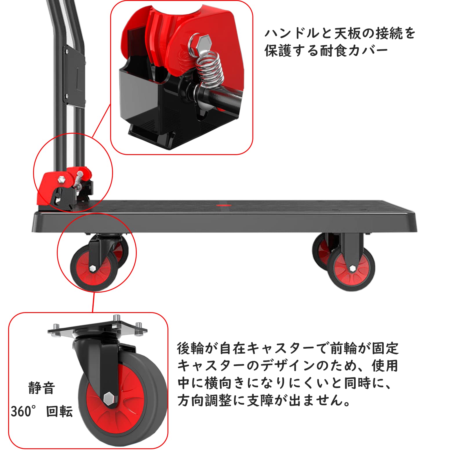 台車　コカコーラ　頑丈 Amazon.co.jp: 台車 業務用台車 樹脂台車 折りたたみ 耐荷重
