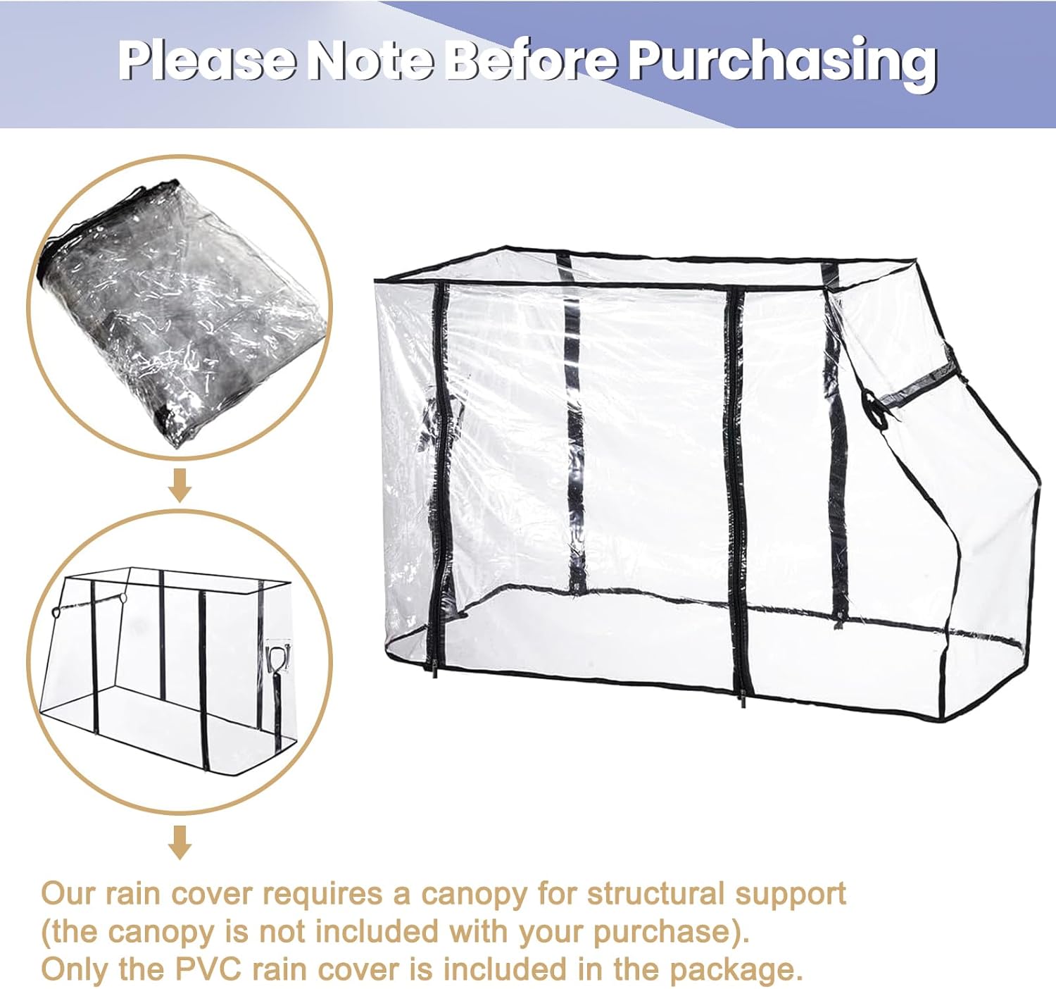 Rain Cover for Wagon Waterproof Canopy for Collapsible Folding Carts Strollers Wagon Cart Cover with Zippered Side Wagon Accessories for Camping Picnic Shopping Garden Outdoor Activities (Black)