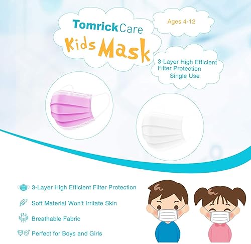 Miniatura 5 de TomricCare Mascarillas Adulto Desechables 50 PCS,3 Capas