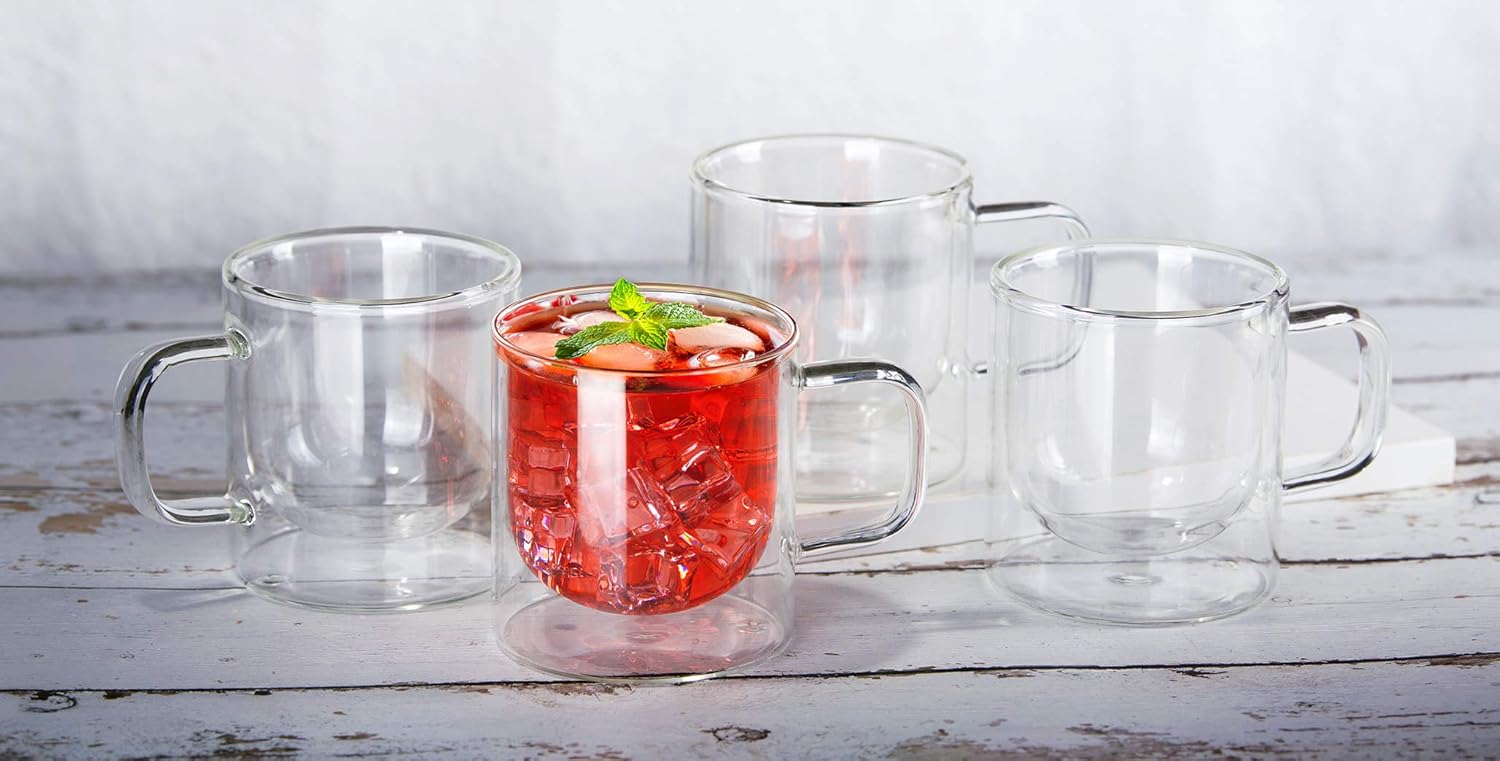 Uр Tо 40% оƒƒ Bely Double Wall Glass Coffee Cups,Set of 4 (12oz, 350ml),Insulated Clear Coffee Mug,Coffee Glass,Tea Cups,Latte Cups,Glass Coffee Mug,Beer Glasses,Latte Mug,Clear Mugs,Glass Cups,Glass Tea Mugs 🛒 Crаzу Dеаlѕ Bely Double Wall Glass Coffee Cups,Set of 4 (12oz, 350ml),Insulated Clear Coffee Mug,Coffee Glass,Tea Cups,Latte Cups,Glass Coffee Mug,Beer Glasses,Latte Mug,Clear Mugs,Glass Cups,Glass Tea Mugs