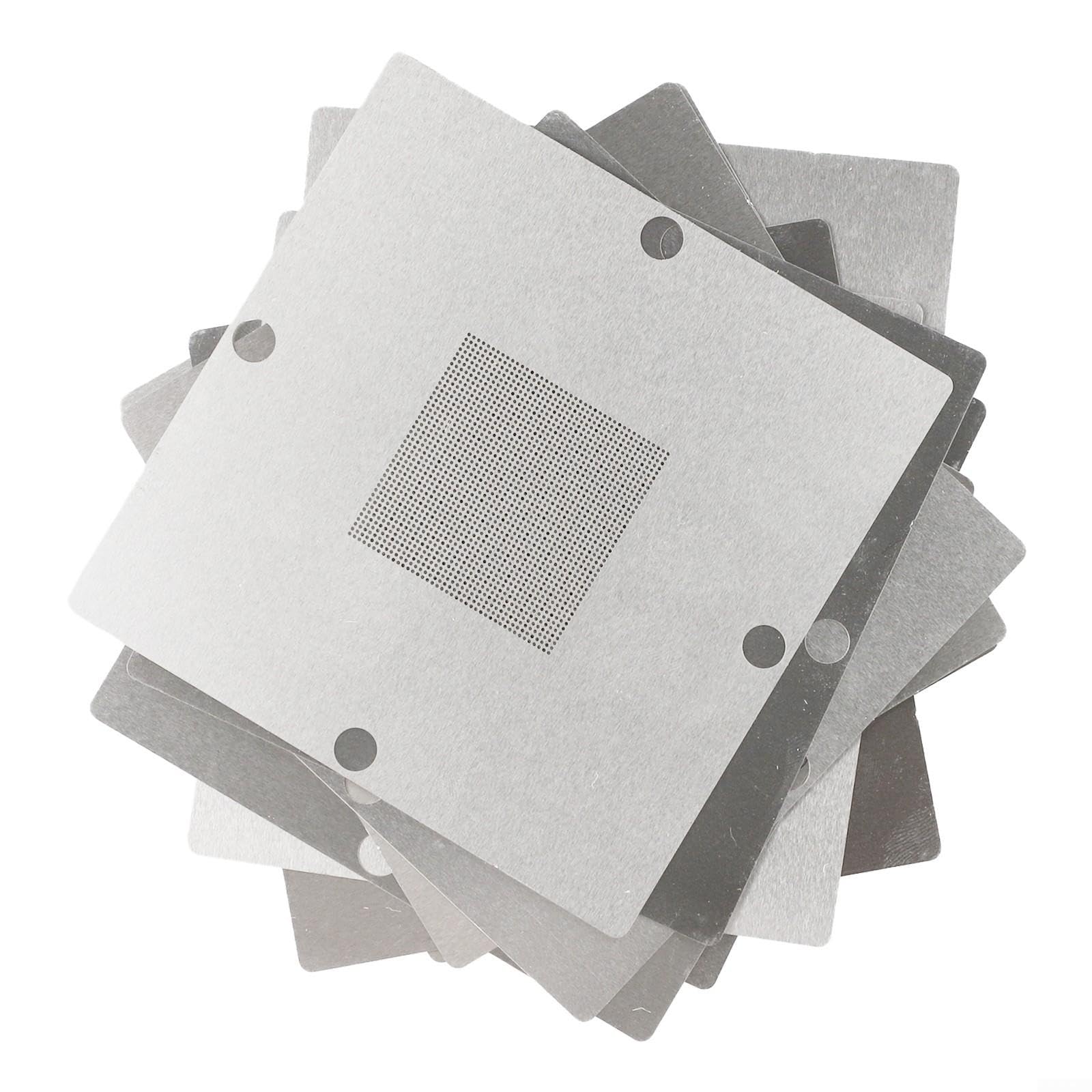para soporte Reballing 90mm para Chips Laptop PC para soporte(BGA jig + 10pcs stencils)