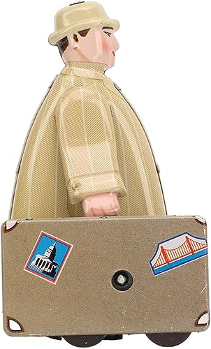 Miniatura 2 de Juguete de cuerda para arriba, juguete de viaje que camina nostálgico, retro, juguete de relojería para adultos, colección de hojalata, juguete de