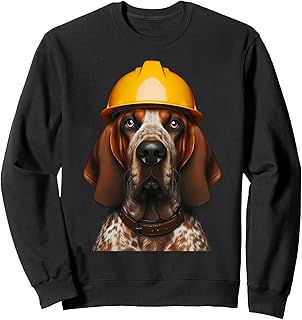 Bracco Italiano - Casco para perro, color amarillo Sudadera