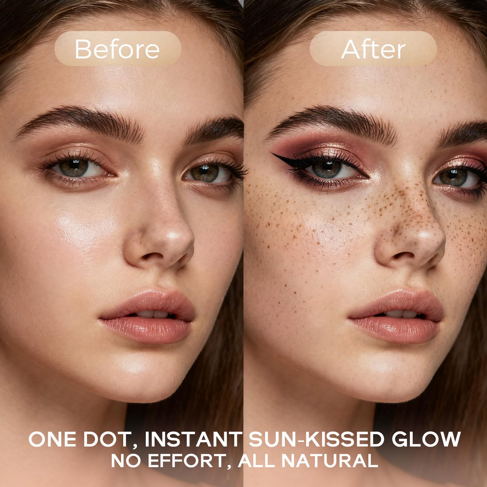 Penna Lentiggini – Freckle Pen per un Look Naturale e Luminoso, Waterproof e Lunga Durata, Facile da Applicare, Makeup Portatile per Uso Quotidiano e Occasioni Speciali (Caffè)