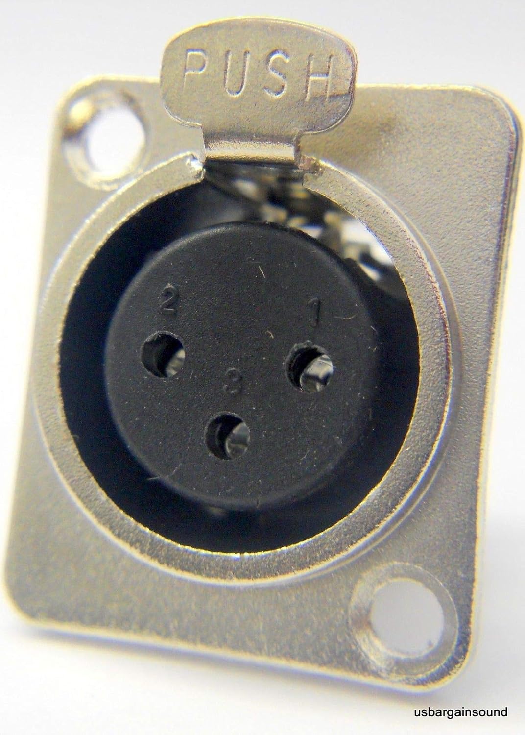 ProCraft (50 Pack PXLRFP Chassis Panel Mount Female XLR Connector in Nickel