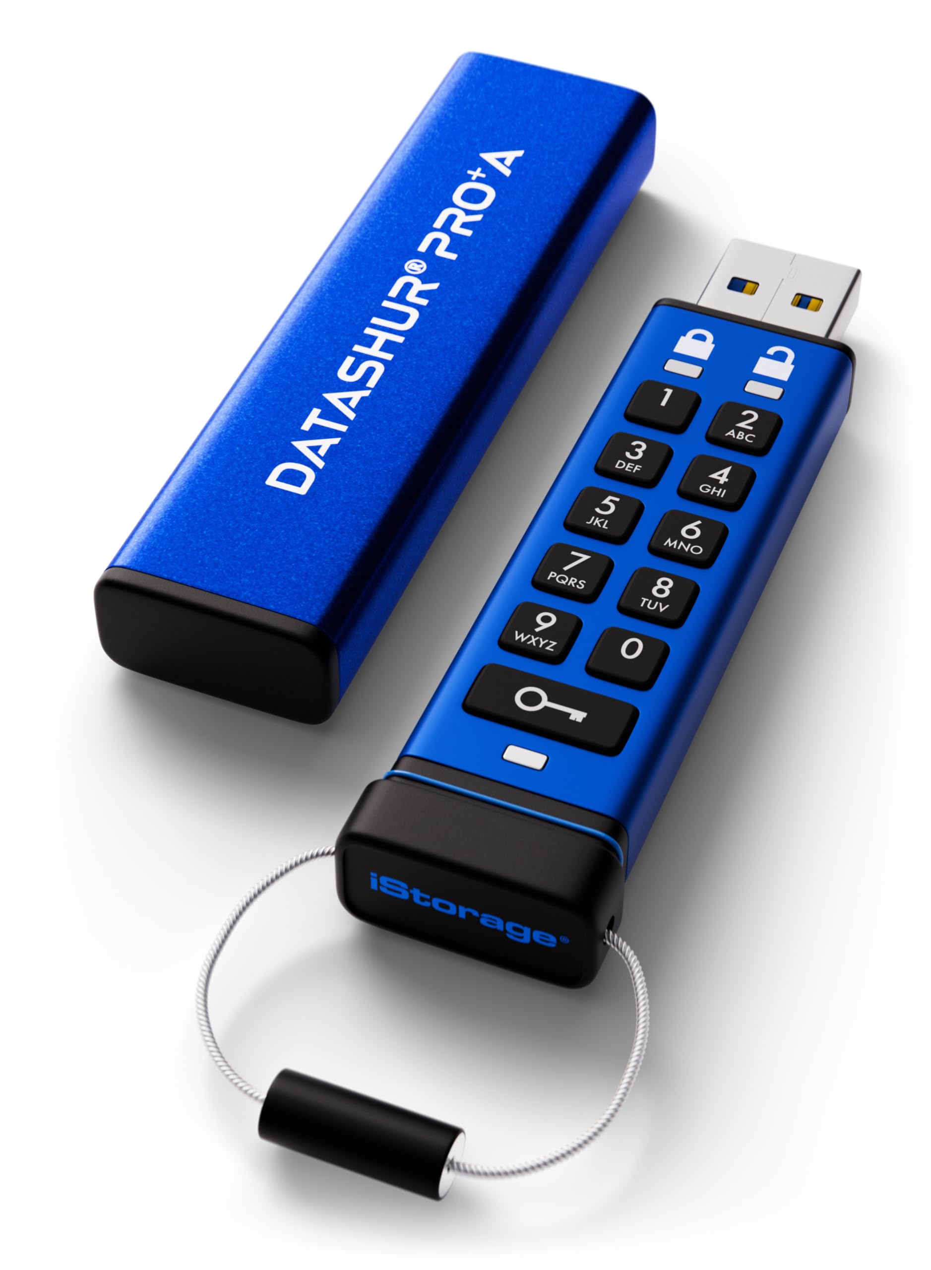 iStorage datAshur PRO+A 32 GB | Chiavetta USB sicura | Certificazione FIPS 140-3 livello 3 | Protezione PIN