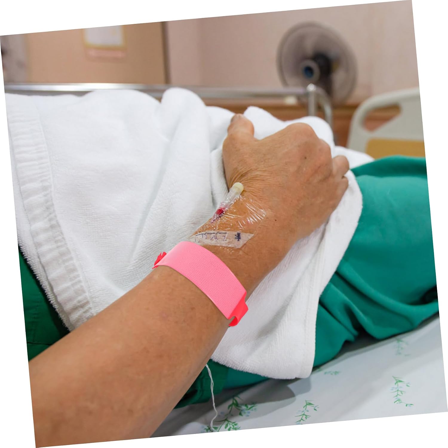 OUNONA 100pcs Disposable Patient Wristbands Hospital Identification Bracelet Id Hospital Bands for Patient Supplies